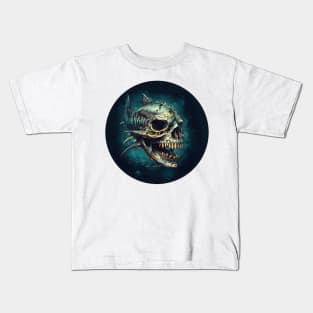 Zombie Shark Kids T-Shirt